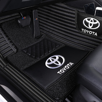 5D Full Covered Leder Auto Fußmatten für Toyota Alle Modelle