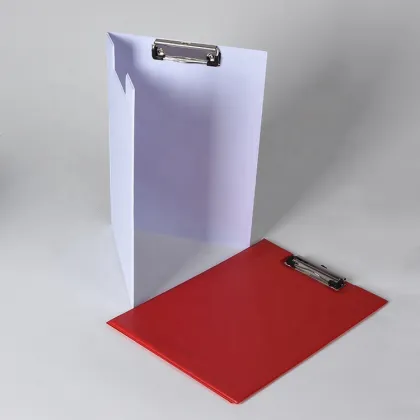 Foldable Presentation Basketball Clipboard - PVC Double Sided Clipboard with Cover