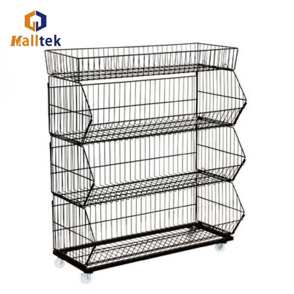 Dismountable Supermarket Promotion cage with Wheels