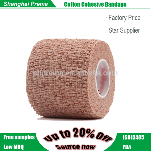 Own Factory Direct Supply Cotton Cohesive Bandage Hand Tearable eab.