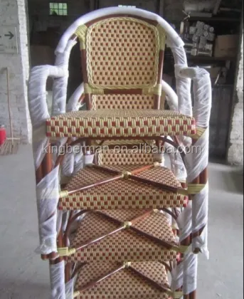 Bistro Chairs: French Rattan Coffee Shop Bamboo Chair