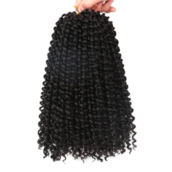 New Product Crochet Hair 8" Ombre Color Spring Twist Crochet Braid Hair For Women