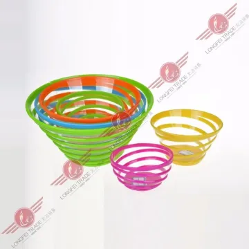 Plastic Fresh Salad Mixing Bowl Set