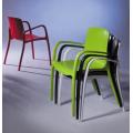 Garden home multi-place plastic chairs