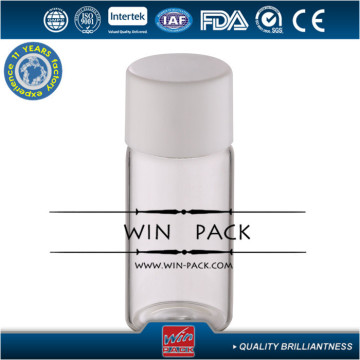 7ml tube glass bottle with screw plastic cap for testing, tube glass bottle manufacturer