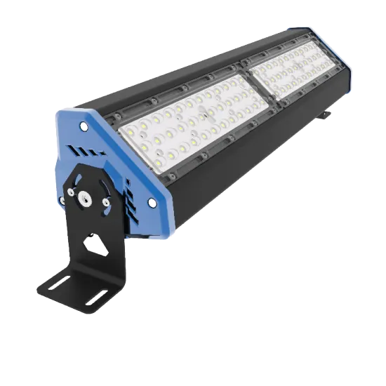 Shenzhen Manufacturer's 50W Die-Cast Aluminum LED High Bay Lighting for Exhibition Halls and Warehouses