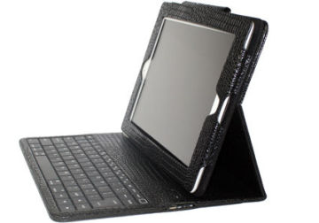 Lithium Battery Water-proof Pu Snakeskin Leather Apple Ipad Protective Cases With Handle