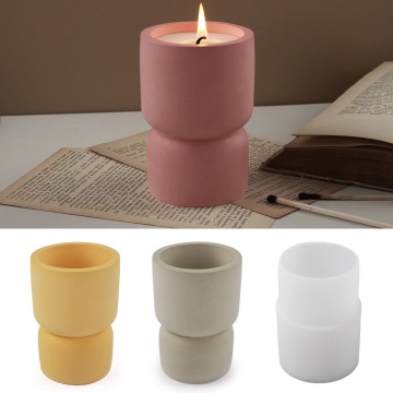 INTODIY Hourglass Shaped Candle Silicone Mold for High-End Aroma Decoration