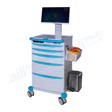 Szpital ABS Plastic Treatment Trolley