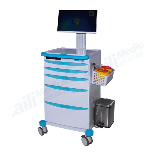 ABS Plastic Treatment Trolley Hospital
