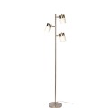 Sliver living room led three-head floor lamp