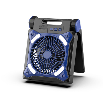 Portable Multi-Functional Large Capacity Camping Fan with Solar Electric Option