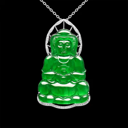 Top quality Avalokitesvara jadeite