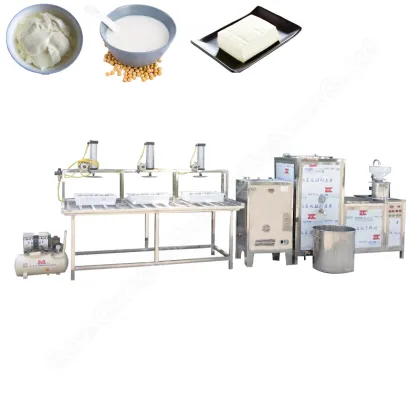 High Efficiency Tofu Machine: Tofu and Soybean Milk Maker