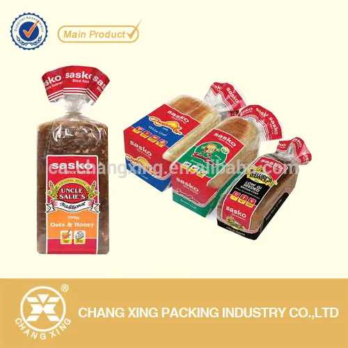 Sandwich Packaging Bag Toast Pouch Plastic Bread Packaging Sachet