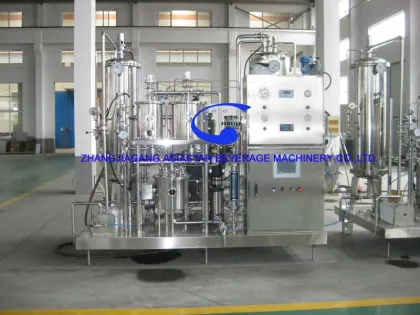 Customized perfect CO2 content carbonated drink mixing machine