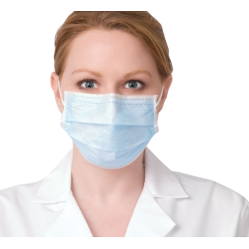 blue colour disposable face masks