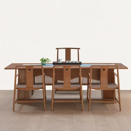 Exquisite Bamboo Tea Table