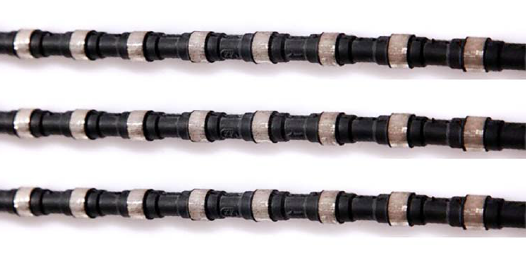 Diamond alambre de alambre minero cuerda sierra circundante para piedra de concreto de mármol de granito