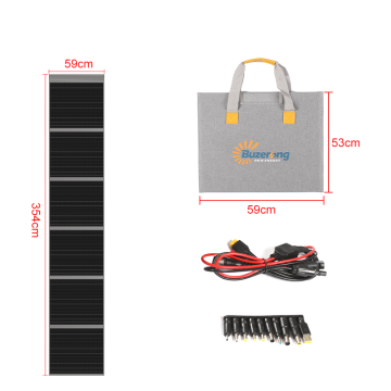High Efficient 300W Portable Foldable Solar Panel Lightweight Outdoor Waterproof Solar Charger Mono Power Station Kit