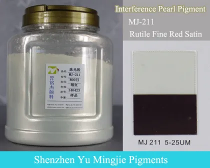 MJ-211 Interference Red Pearl Pigment, Iridescent Red Pearl Pigments