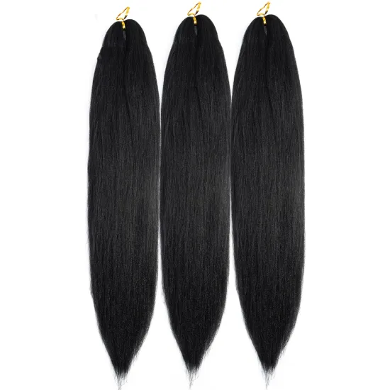wholesale 20-26 inch  e-pression braiding hair jumbo box braids pre stretched braiding hair pre stretched hair