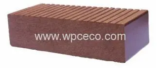 140x35mm Popular Wpc Outdoor Solid Decking 
