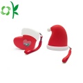 Borsa a forma di cappello natalizio con borsa pieghevole in silicone