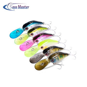 50mm 5g Sinking Crank Fishing Lure - Artificial Hard Swimbait Wobblers VMC Hooks Crankbait