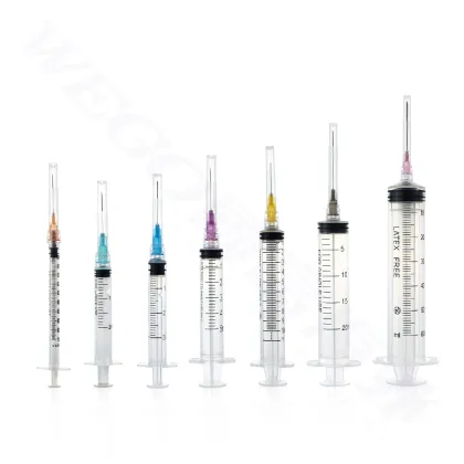 Medical Large Injectable 5ml Disposable Syringe With Needle