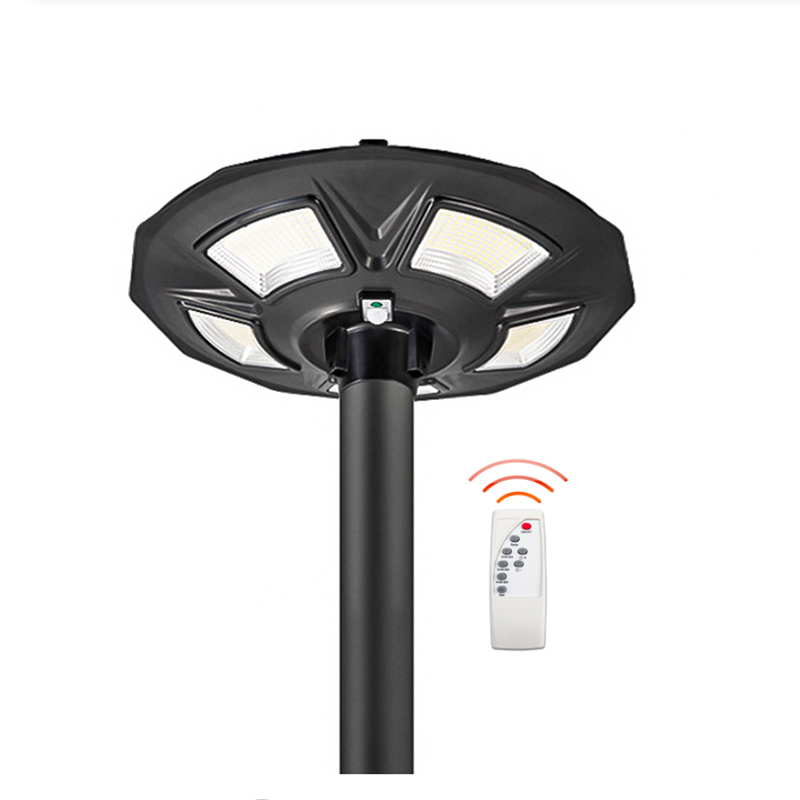 Luz de jardín solar LED impermeable al aire libre 100w300w UFO