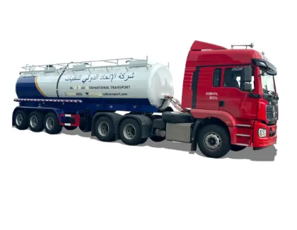 Shacman 3 Axles Semi-Trailer Truck Fuel Tank Truck