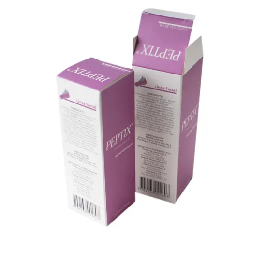 Small Square Foldable Packaging Paper Box Without Glue