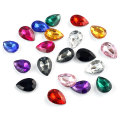 Drop earring acrylic diamond stones decoration w/o hole