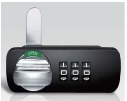 Modern Home and Office Furniture Lock - Mechanical Password Lock for Cabinets & Drawers