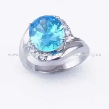 Gemstones ring, made of brass and cubic zirconia, small orders are welcome