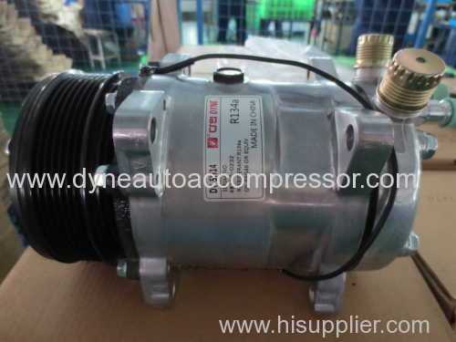 Sanden 6629 4514 5h14 Dyne Compressor Universal Compressors Fl Cylinder Head 508 7pk 8pk 119mm 12v R134a 