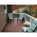 New generation outdoor low maintenance deck railing