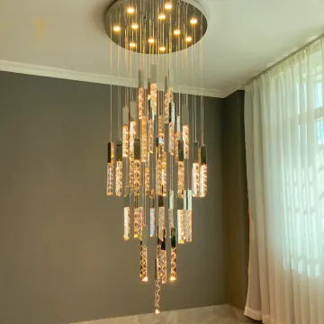 Light luxury custom decorative ceiling chandelier Villa creative chandelier