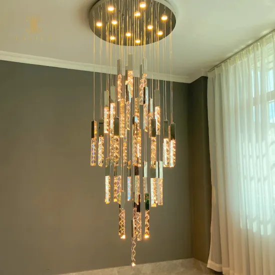Light luxury custom decorative ceiling chandelier Villa creative chandelier