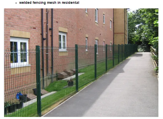 Hot Dipped Galvanizing Fence Panel 2.1x2.5m