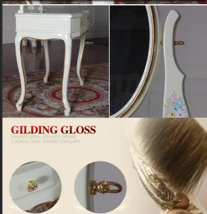 Luxury solid wood dressing table