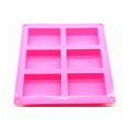 Hot Sale Silicone 6 Cavity Soap Mold