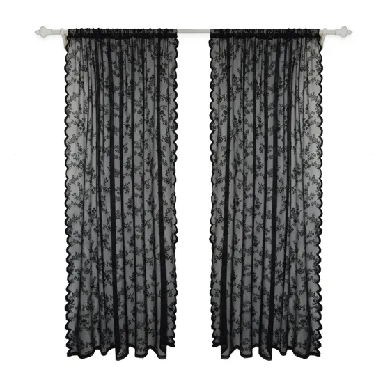 Embroidered Lace Sheer Curtains: Adding Elegance to Your Living Room and Bedroom Windows