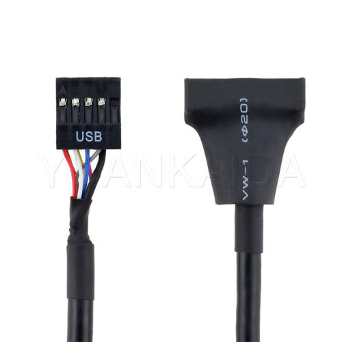 USB3.0 20-Pin to USB 2.0 9-Pin Cable