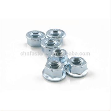 Carbon Steel Flange Blue White Zinc Flange NUT