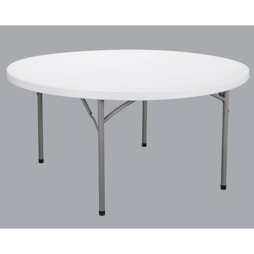 Factory  Plastic Folding Table steel leg