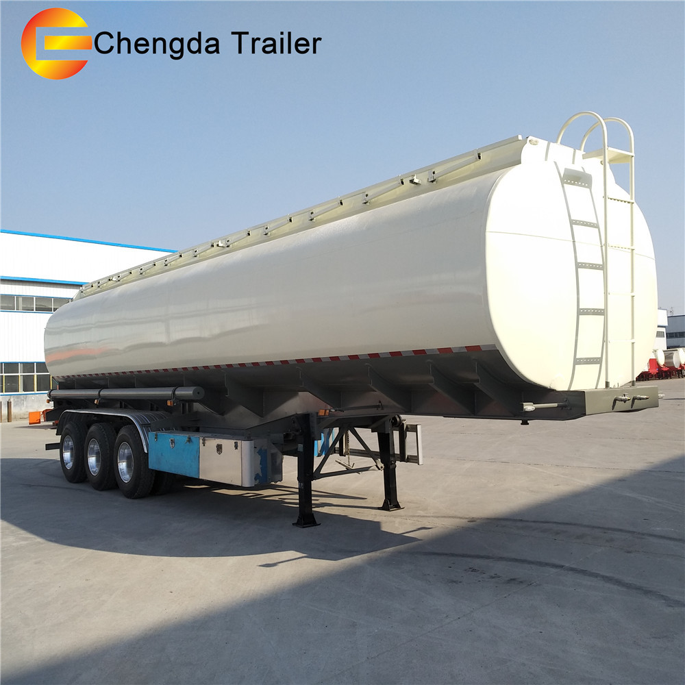 Stainless steel fuel tanker trailer