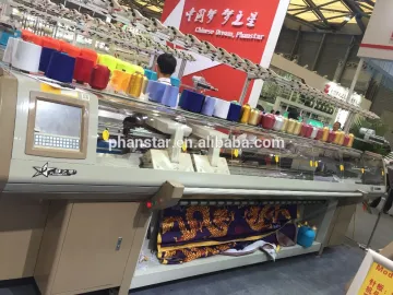 four system 2+2 fully computerized flat knitting mahcine