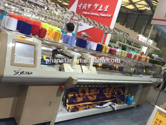 four system 2+2 fully computerized flat knitting mahcine